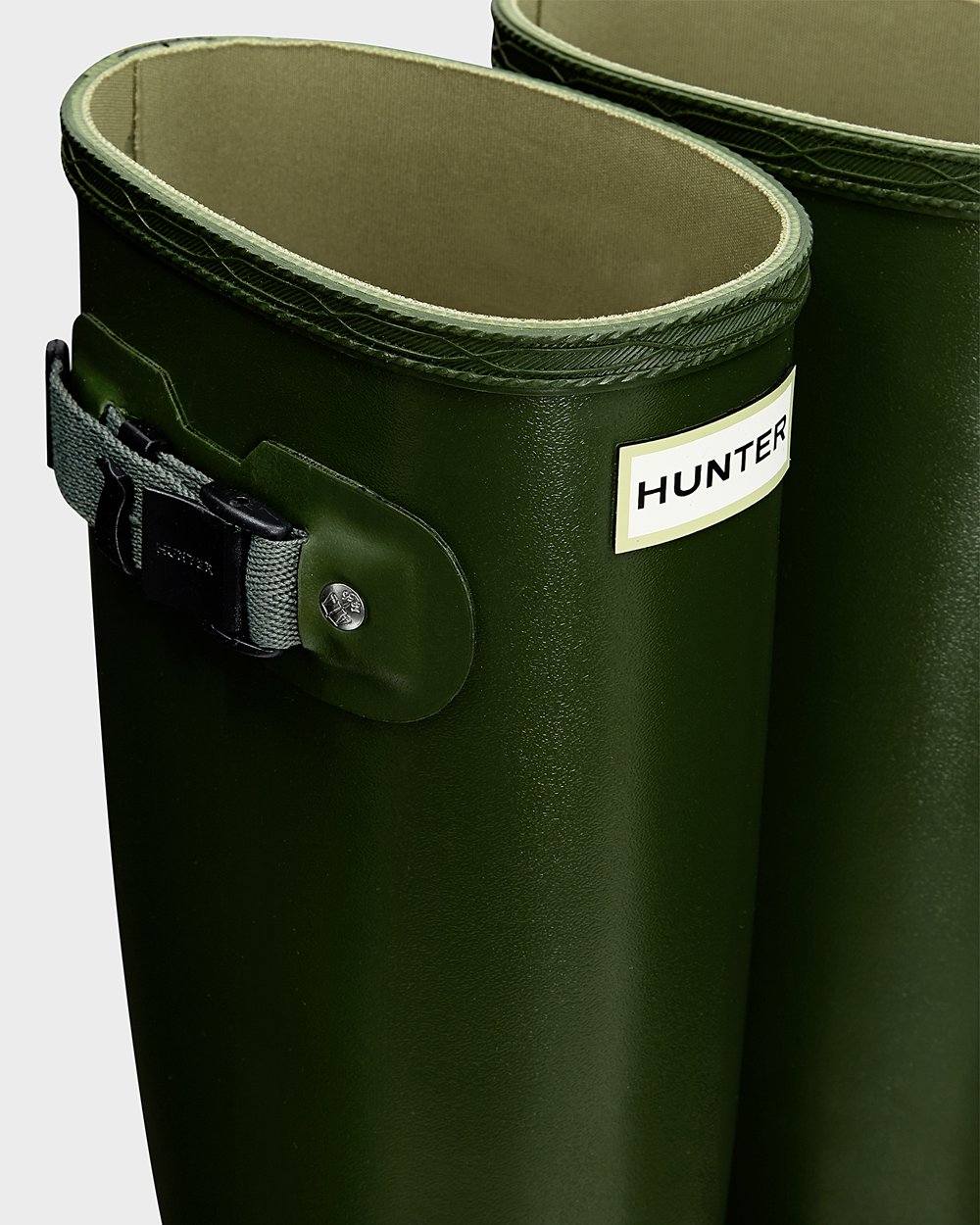 Women Hunter Norris Field | Tall Rain Boots Green | NZ-9637-AHOF